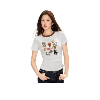  CHOCOOLATE T Shirt Women's White Gray
