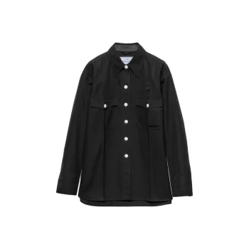 PRADA Wool Gabardine Coat