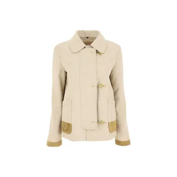 FAY Contrasting trim Fitted Jacket