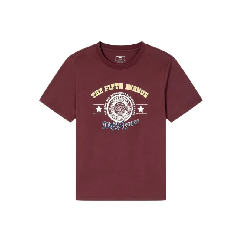 DKNY T-Shirts Women's Maroon-0