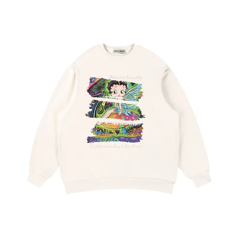BETTY BOOP Sweatshirt Unisex Black-3