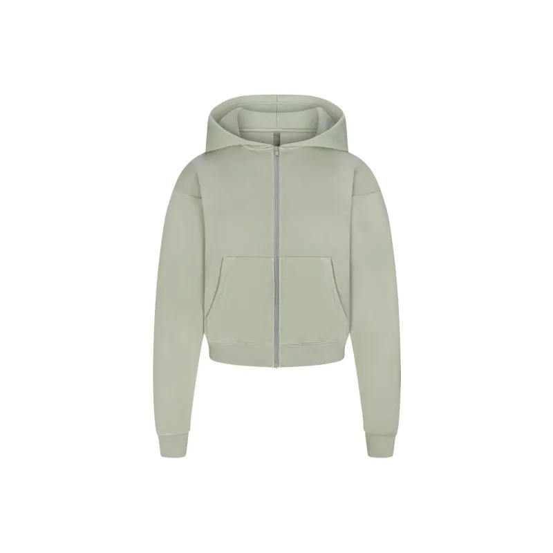 Skims Waffle Hoodie Mineral-0