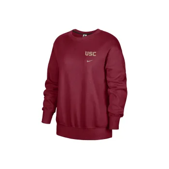 Nike USC Club Fleece Sweatshirt Women's Team Deep Red