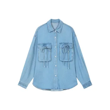 ELF SACK Shirt Women's Soft Light Blue