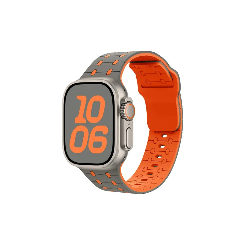 XINGYAAN Watch Band Apple Compatibility Silicone Material-8