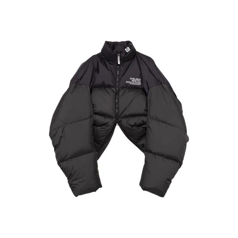 Maison Mihara Yasuhiro Cropped Puffer Jacket-0