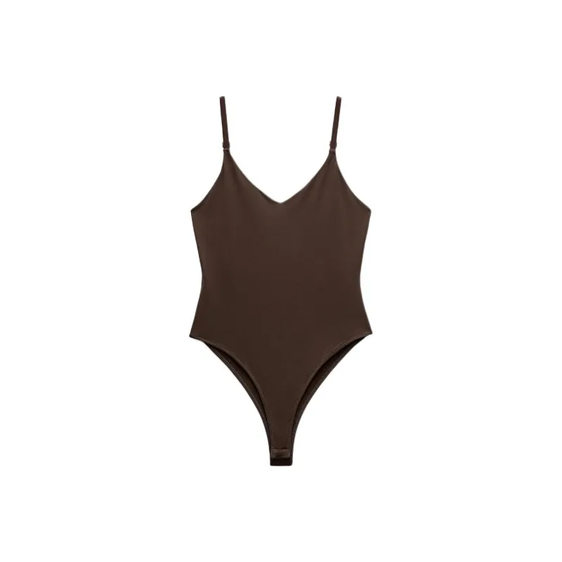 ZARA Bodysuits Women's Brown-0