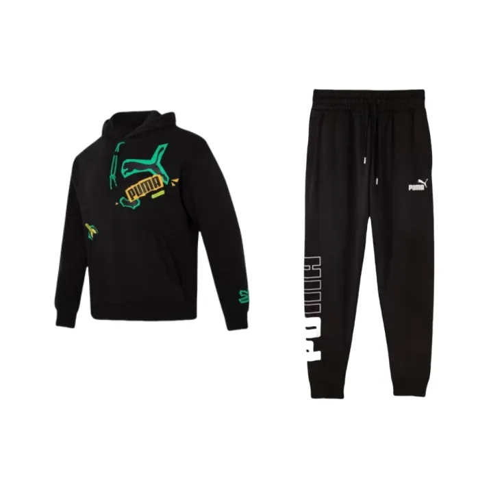PUMA CLASSICS Street Sport Hoodie Casual Sportswear Men's Black-0
