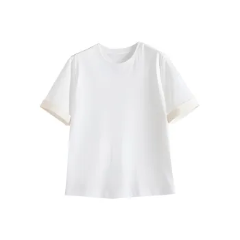 LUYOUYE Regular T Shirt Women's White