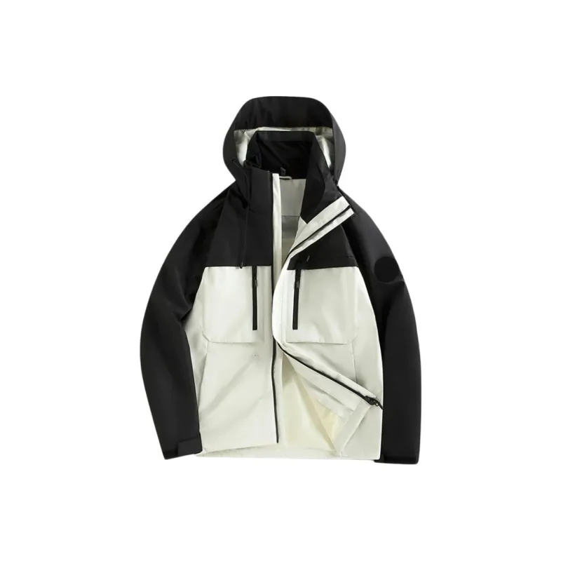 LSVE Jackets Coats Unisex Ivory White-0