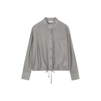 IHIMI Jackets Coats Women's Light Gray