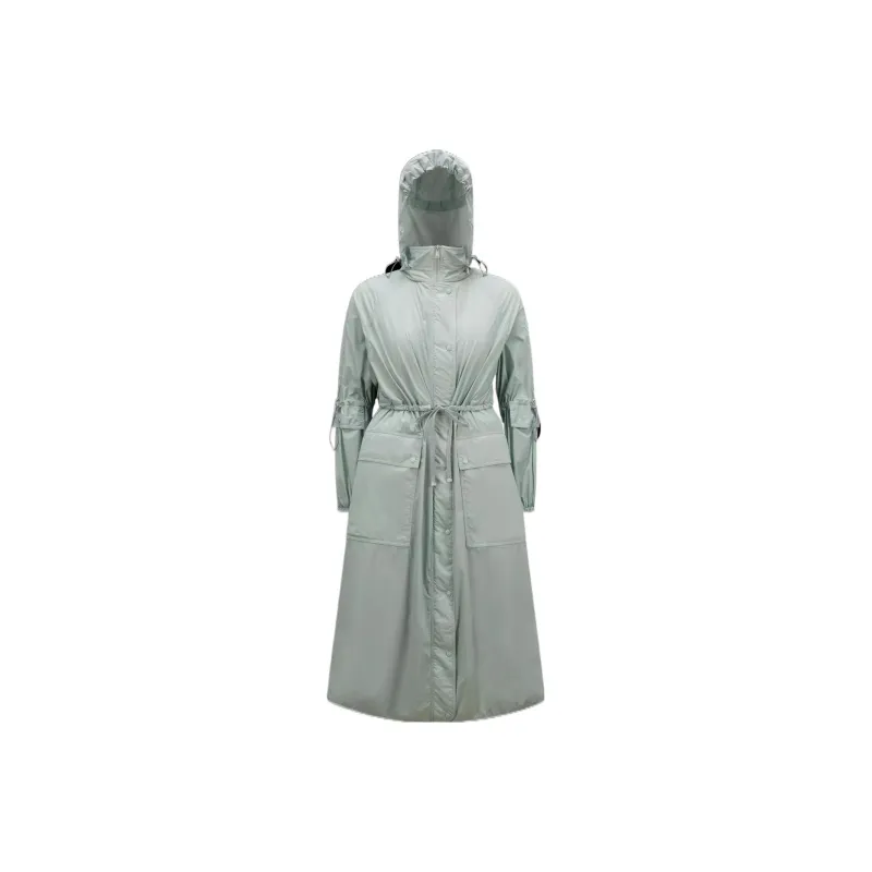 Moncler Down Jackets Women's Light Blue-0