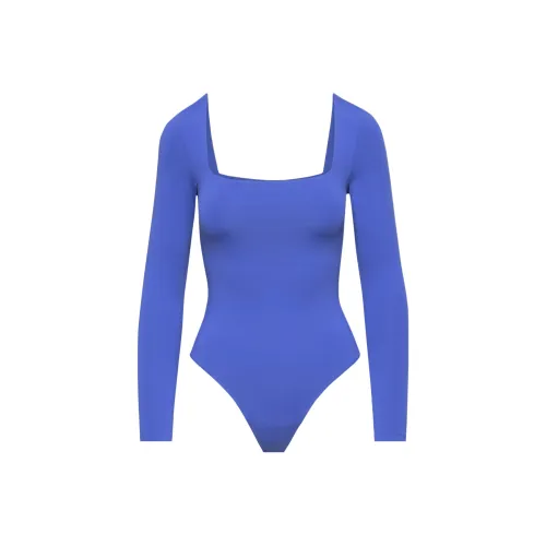ARITZIA Contour Squareneck Longsleeve Bodysuit Bodysuits Women's Jazz Blue
