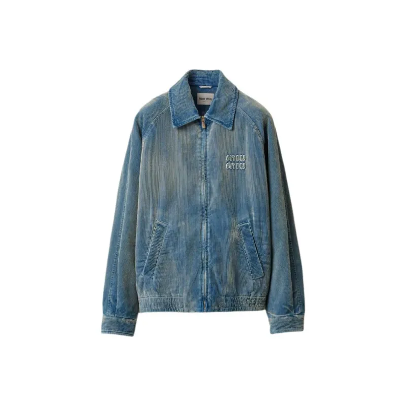 MIU MIU Jackets & Coats Women's Sapphire Blue-0