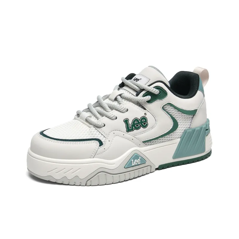 Lee Breathable Mesh, Fashion Trend, Classic And Versatile Low Top Height Increasing Skateboard Shoes Men's-1