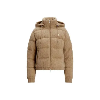 Polo Ralph Lauren Knitted Hooded Down Coat