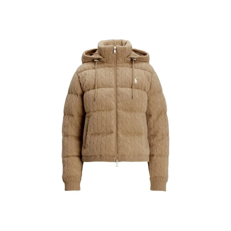 Polo Ralph Lauren Knitted Hooded Down Coat-0