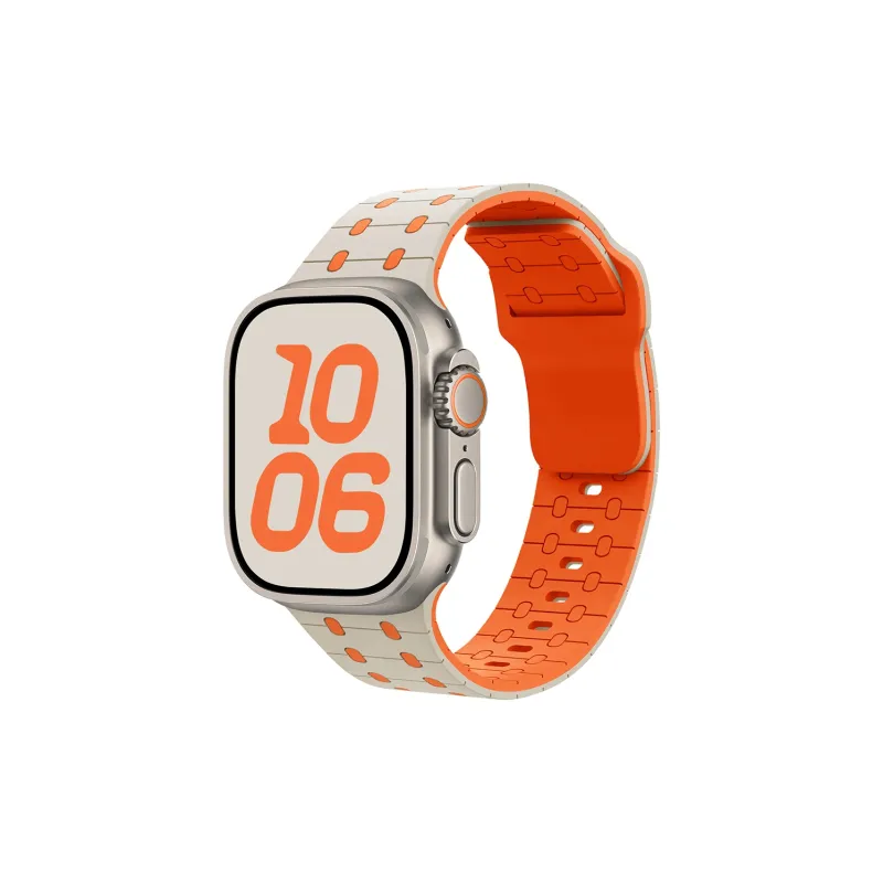 XINGYAAN Watch Band Apple Compatibility Silicone Material-14