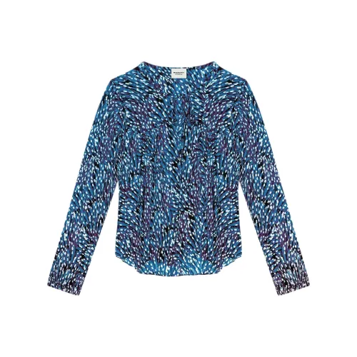 ISABEL MARANT ETOILE Daytonea Top Shirt Women's Blue