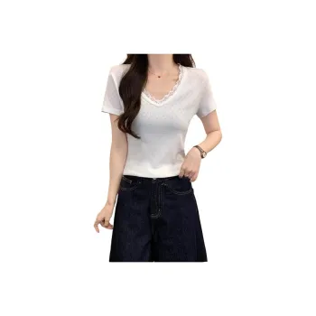 Mu Xiao Xin T Shirt Women's White
