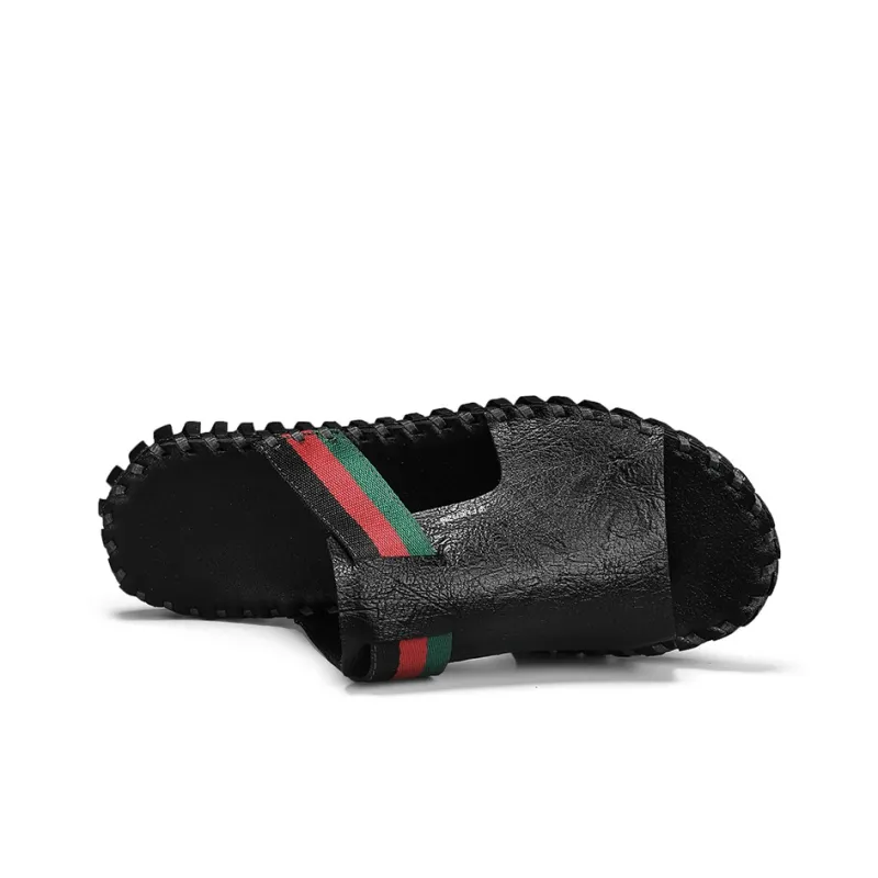 FUERZA Slip Resistant, Odor Resistant, Abrasion Resistant, Quick Dry, Antibacterial Cushioning Slide Slippers Men's-2