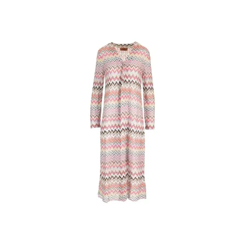 MISSONI Open front Chevron Long length Cardigan