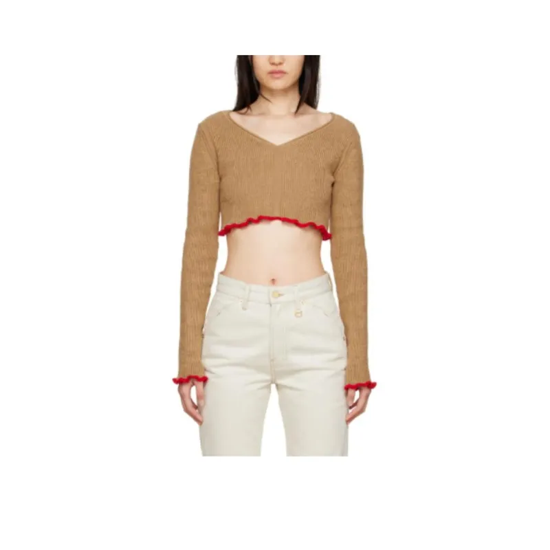Jacquemus Knitwear Women's Light Brown-0