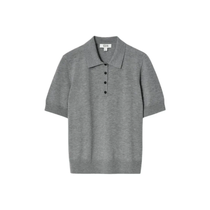COS Polo Shirts Women's Gray-0