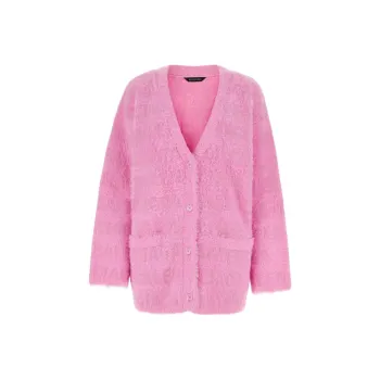 Balenciaga Furry Cardigan 'Pink'