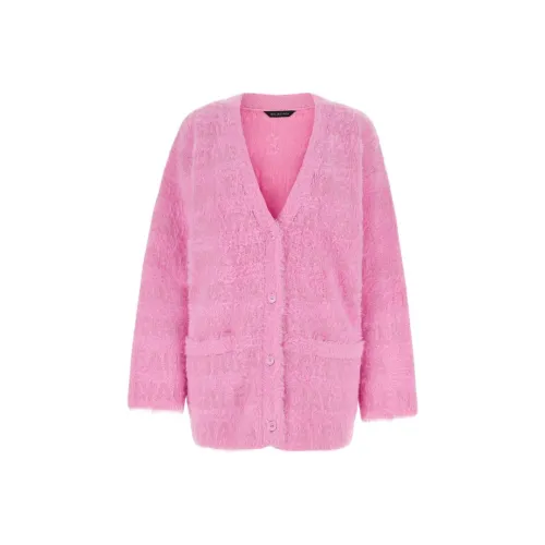 Balenciaga Furry Cardigan Pink