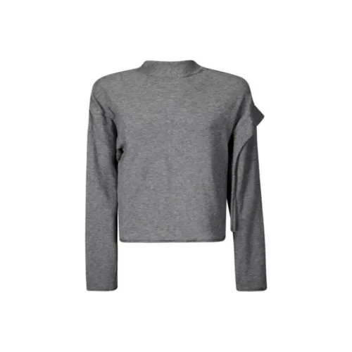 Ottolinger Strap Knit Loose Long Sleeve 'Grey'