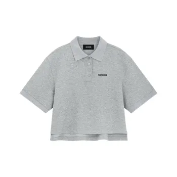 WE11DONE Logo print Polo Top