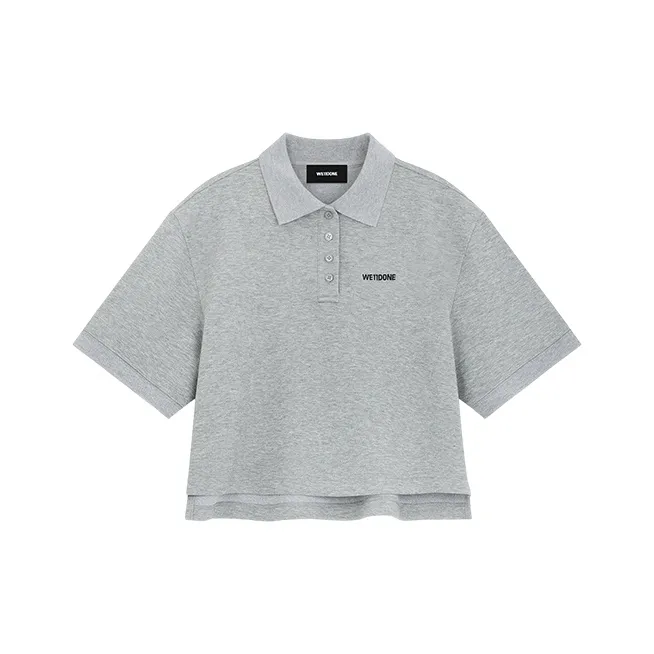 WE11DONE Logo print Polo Top-0