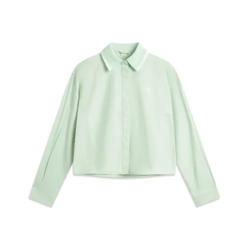 LiNing Sports Life Collection Shirt Women's Ice Cream Green