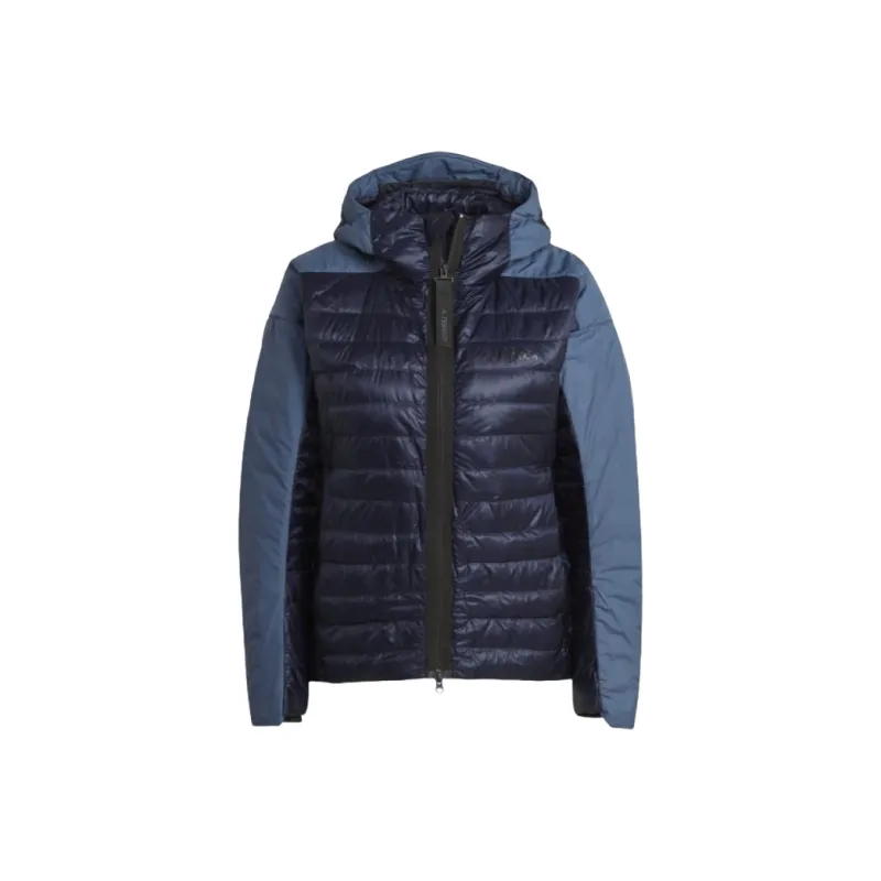 Adidas TERREX MYSHELTER DOWN HOODED JACKET Jackets Coats Women's Dark Shadow Chestnut/Dark Shadow Red-0