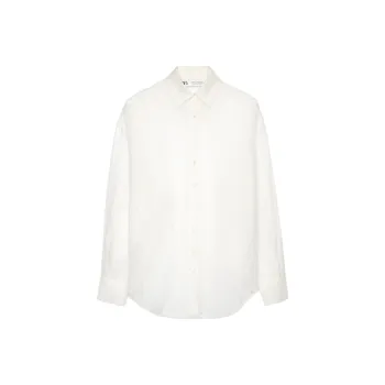 ZARA Shirt Women's Frosted White