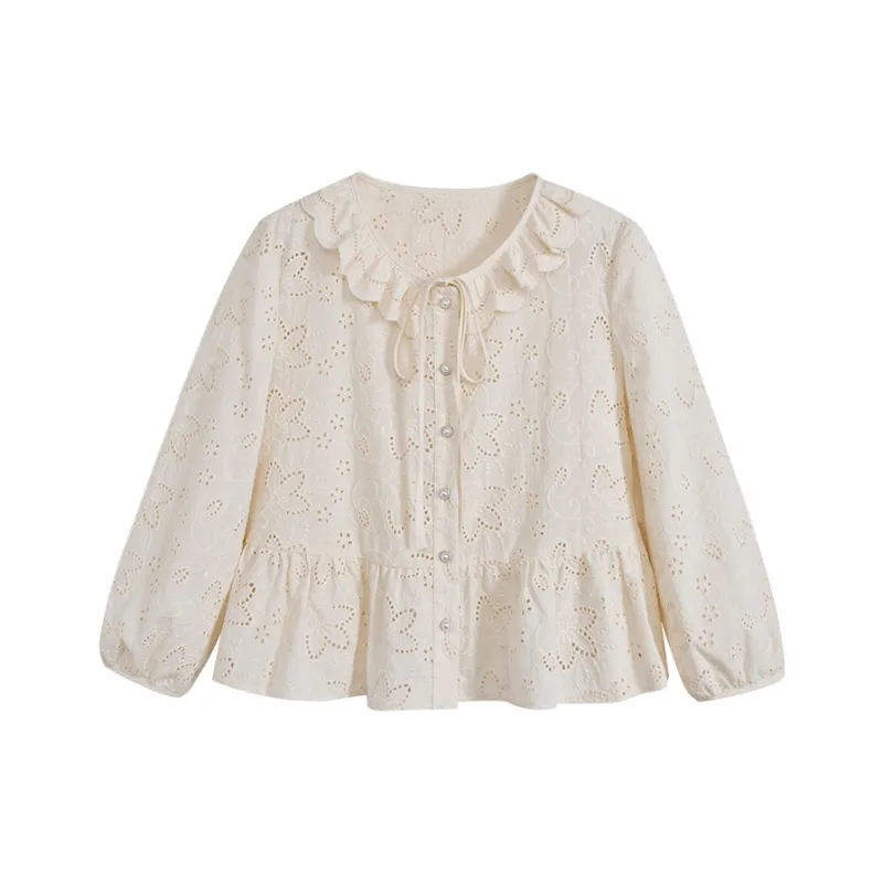 KUOSE Shirts Women's Apricot-0