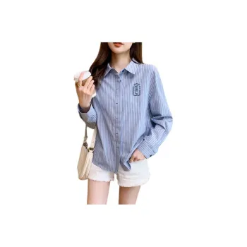 Tonlion Shirts Women's Sky Blue