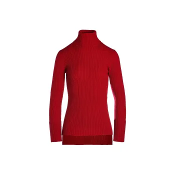 Yohji Yamamoto FW24 Cashmere Sweater Women's Red