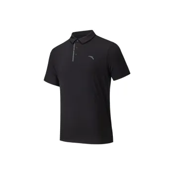 Anta Variety Training Collection Polo Shirt Men's Basic Black