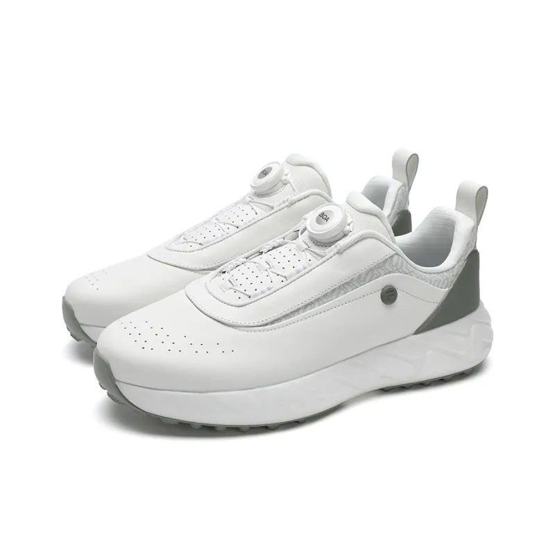 FILA GF DRIVER Slip Resistant, Abrasion Resistant, Lightweight Low Top Golf Shoes Men's White Green-2