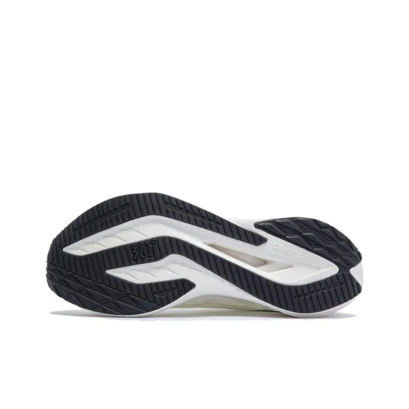 361° Anti Slip Wear Resistant Low Top Casual Training Sprint Running Shoes Men's Feather White-4