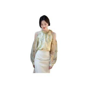 【dme】 Shirt Women's Light Pea Green