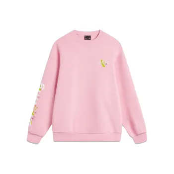 LiNing Sports Life Collection Sweatshirt Women's Sheer Pink