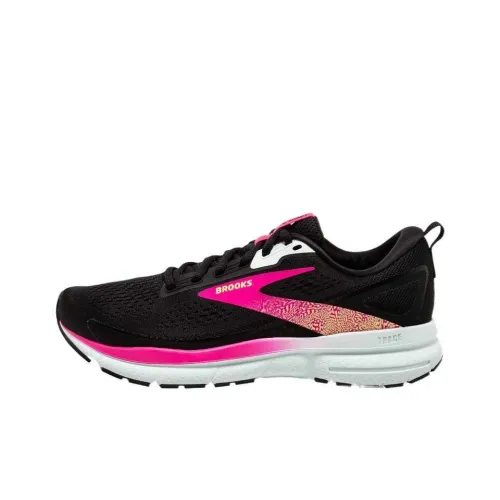 Brooks Trace 3 Black Blue Pink Glo Women's