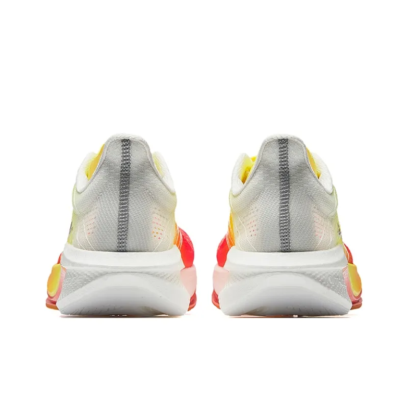 Anta Mach 4Pro V2 Anti Slip Wear Resistant Low Top Casual Running Shoes Men's Red Yellow White-3