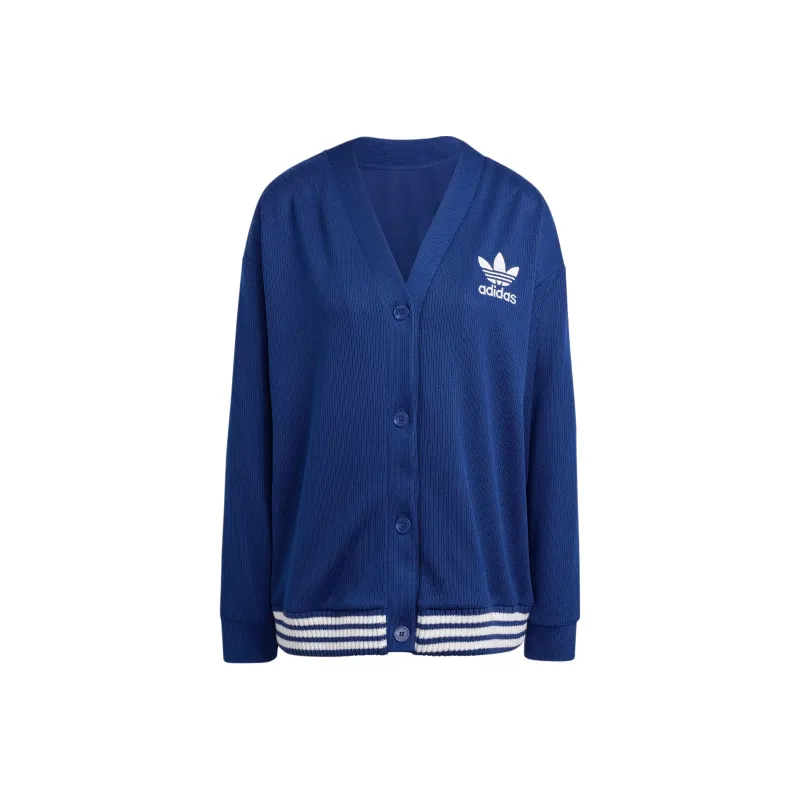 Adidas Originals Cardigan Knitwear Women's Dark Blue-0