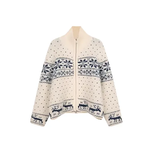 BLUEerror Knitwear Women's Snowflake White