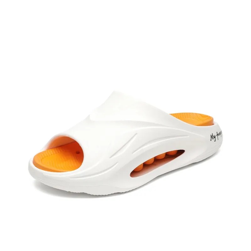 OUGLEMEN Slip Resistant Odor Resistant Slide Slippers Unisex-2