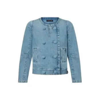 LOUIS VUITTON Double Breasted Denim Jacket